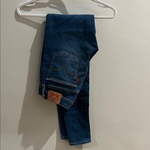 Levi's Women’s Super Skinny Dark Blue Jeans